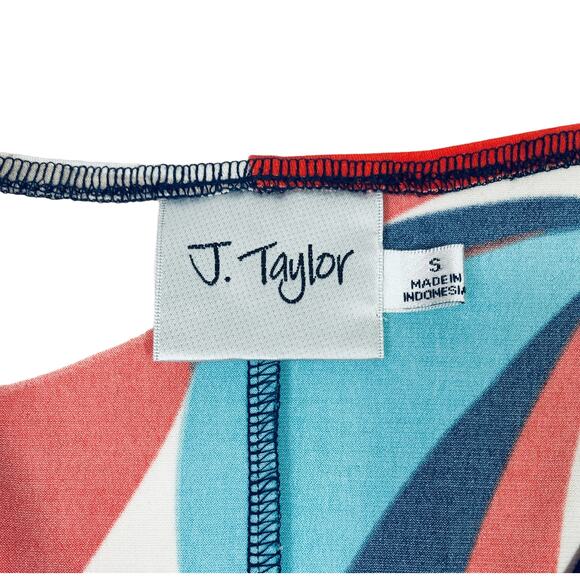 Vintage J. Taylor Dress Geo Print Retro 1960's Sheath Size S - Picture 6 of 7